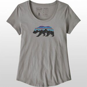 NWT Fitz Roy Bear Organic Scoop Short-Sleeve T-Shirt